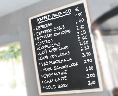Café Hinz und Kunz Koeln Lindenthal! Unsere Kaffee Tafel und co.