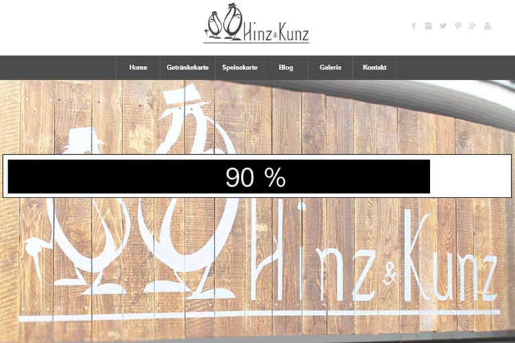 Die Internetseite vom Cafe Hinz und Kunz in Köln Lindenthal nimmt Formen an!